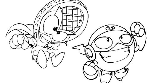 Radosne Postacie - Kolorowanka do Druku Pełna Energii