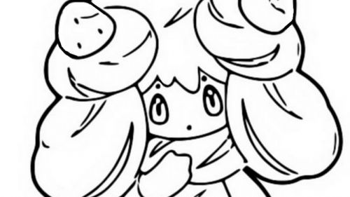 Urokliwa Kolorowanka do Druku - Stworek z Puszystymi Włosami