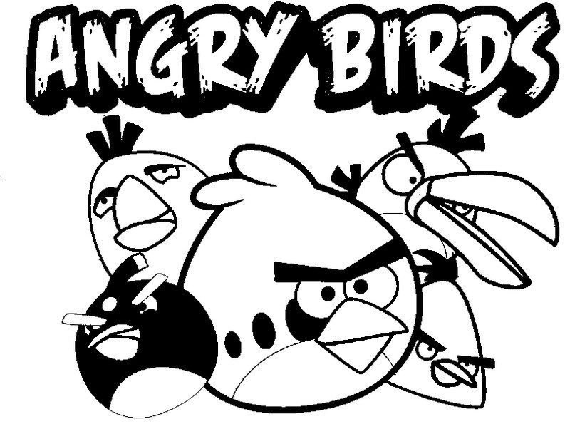 Kolorowanka Angry Birds - Pobierz i Koloruj Swoje Ulubione Postacie!