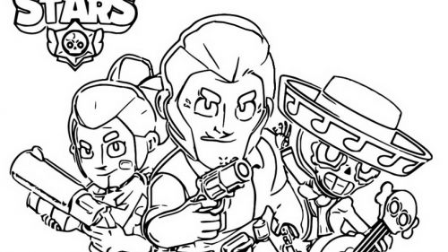 Kolorowanka z Postaciami Brawl Stars - Kreatywna Zabawa dla Każdego!