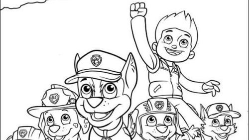 Kolorowanka Psi Patrol - Drukuj i Koloruj Ulubionych Bohaterów