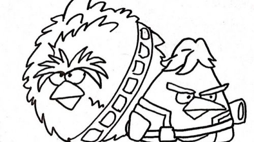 Kolorowanka Angry Birds Star Wars: Kreatywna Zabawa dla Całej Rodziny