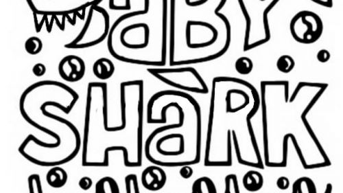 Kolorowanka Baby Shark do Druku - Kreatywna Zabawa dla Dzieci