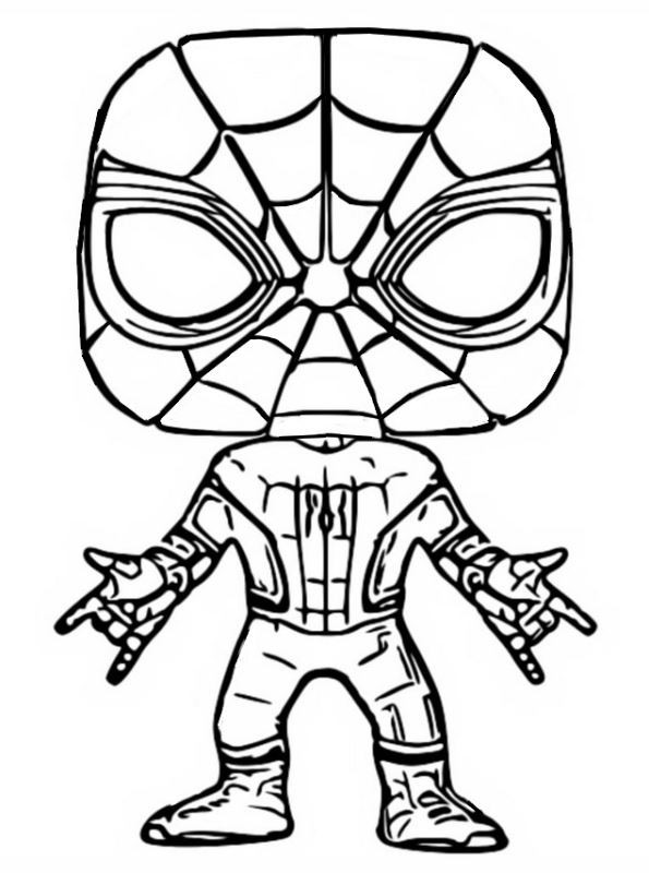 Kolorowanka Spider-Man - Superbohater w Twoich Kolorach