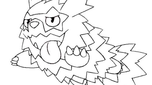 Kolorowanka Galarian Zigzagoon - Kreatywna Zabawa dla Każdego