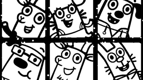 Kolorowanka z Wesołymi Postaciami do Druku - Kreatywna Zabawa dla Dzieci