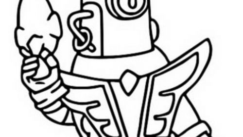 Fantazyjna Kolorowanka z Bohaterem w Zbroi - Pobierz i Wydrukuj