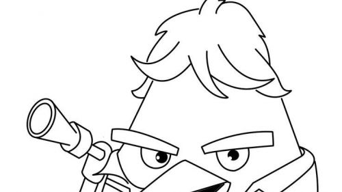 Kolorowanka Angry Birds Star Wars: Han Solo - Kreatywna Zabawa dla Dzieci i Dorosłych