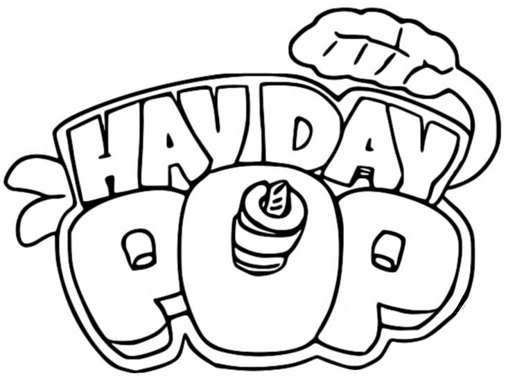 Kolorowanka Hay Day Pop do Druku - Kreatywna Zabawa dla Każdego