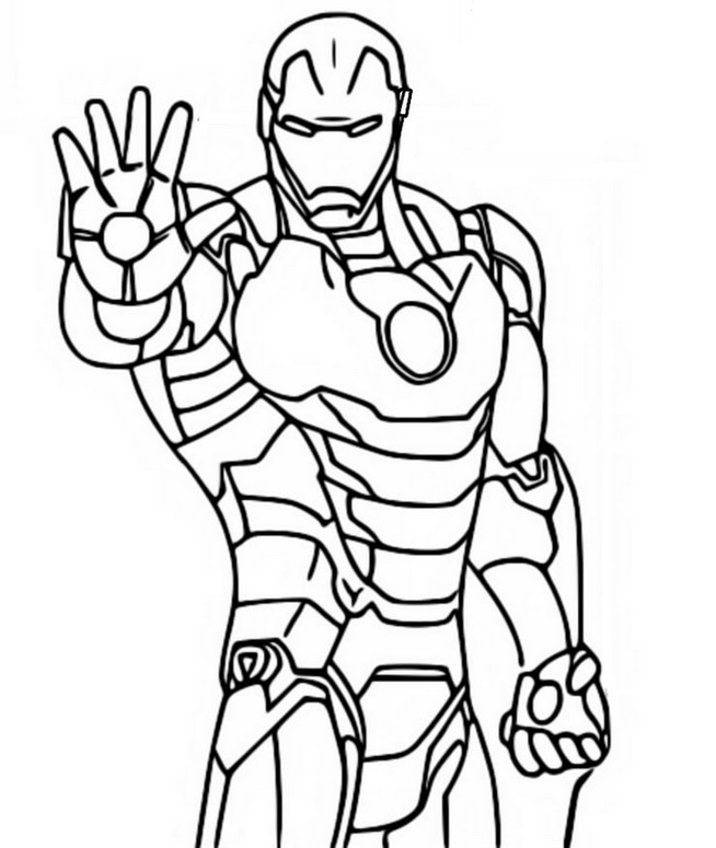 Kolorowanka Iron Man do Druku - Kreatywna Zabawa dla Całej Rodziny
