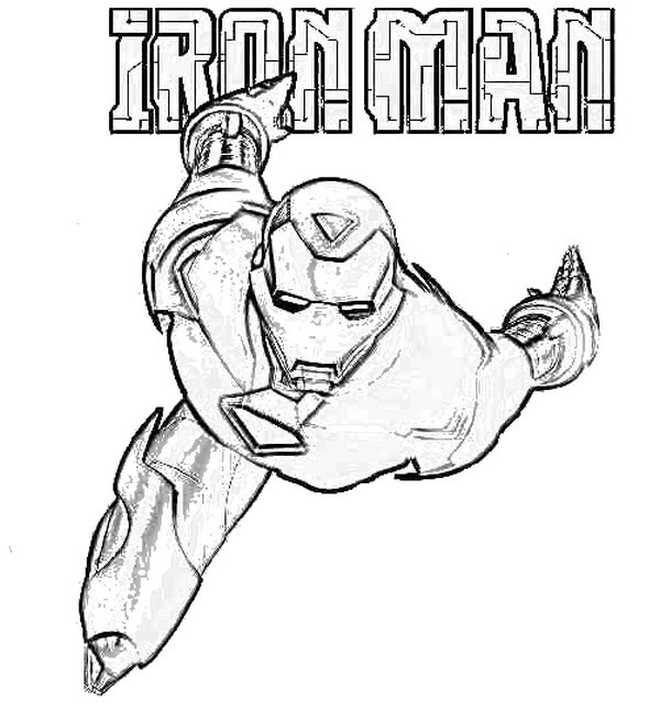 Kolorowanka Iron Man do Wydruku - Kreatywna Zabawa dla Fanów Marvela