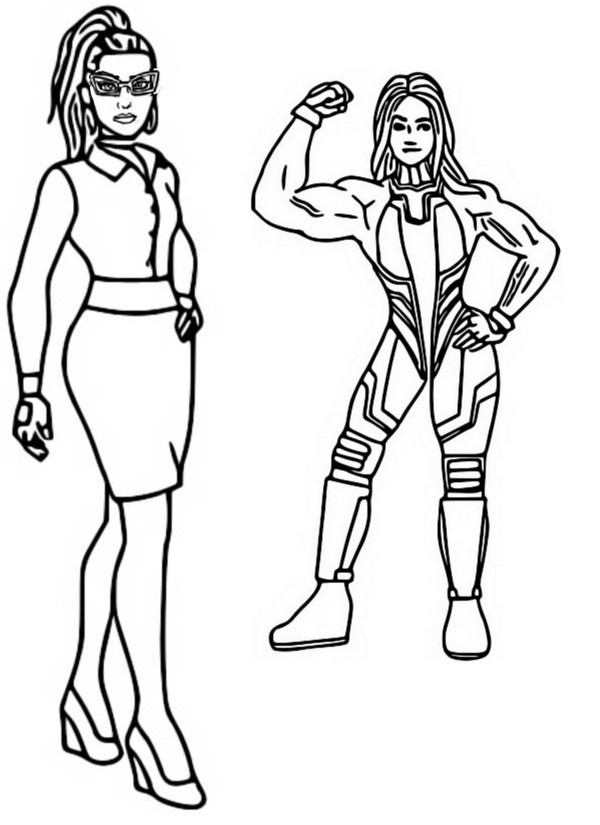 Kolorowanka Jennifer Walters i She-Hulk - Pobierz i Ożyw Swoją Kreatywność