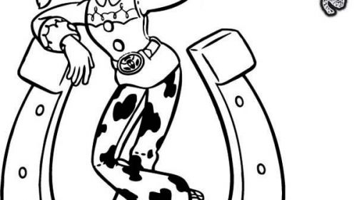 Kolorowanka Jessie z Toy Story - Dziki Zachód do Druku