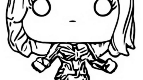 Kolorowanka Superbohaterka Funko Pop - Pobierz i Koloruj