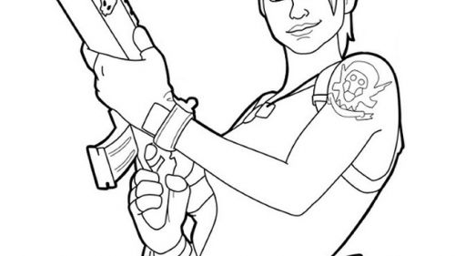 Kolorowanka Akcji: Wojownik w Dynamicznej Pozycji