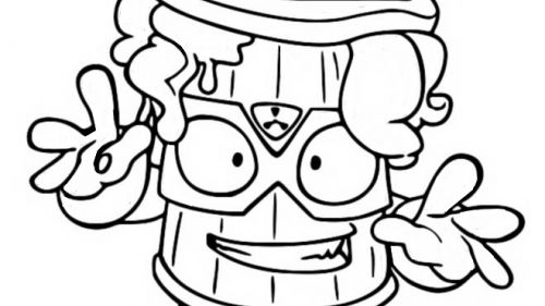 Kolorowanka Bohater Śmieciowy - Kreatywna Zabawa i Nauka Ekologii