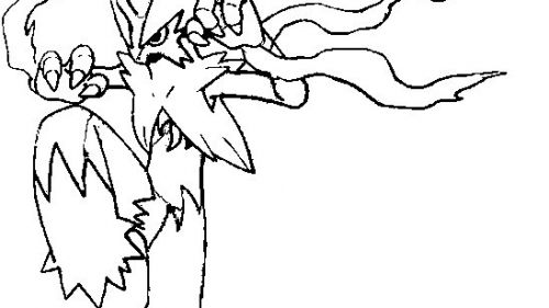 Kolorowanka Mega Blaziken - Kreatywna Zabawa dla Każdego