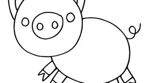 Kolorowanka z Prosiaczkiem - Kreatywna Zabawa dla Dzieci