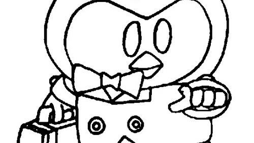 Kolorowanka Ptak w Garniturze – Kreatywna Zabawa