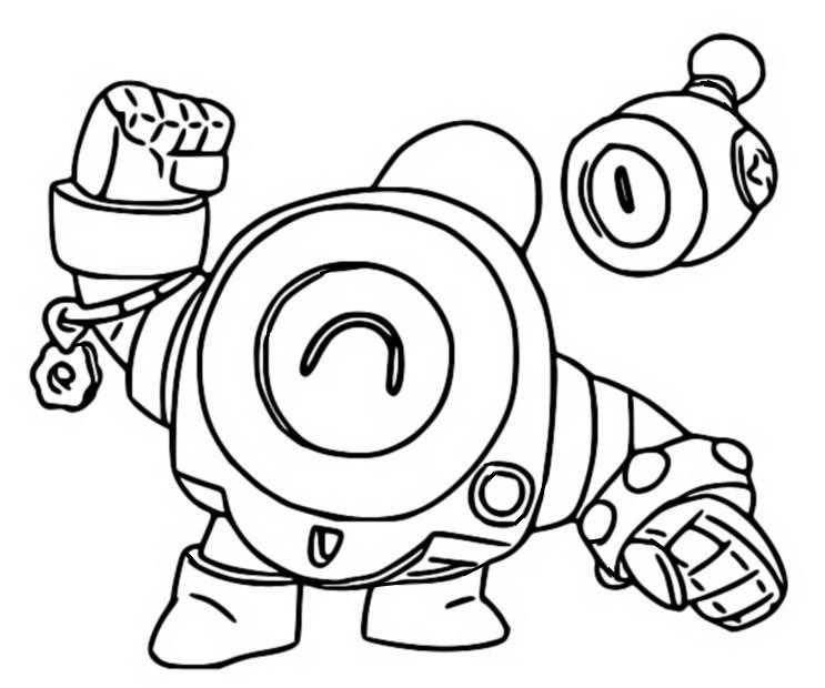 Uroczy Robot - Kolorowanka do Druku dla Dzieci