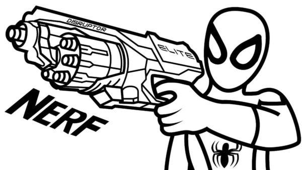 Pobierz Kolorowankę Nerf Disruptor Elite – Kreatywna Zabawa dla Dzieci
