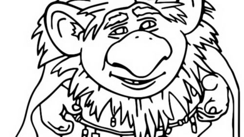 Kolorowanka Troll z Krainy Lodu 2: Kreatywna Zabawa dla Każdego