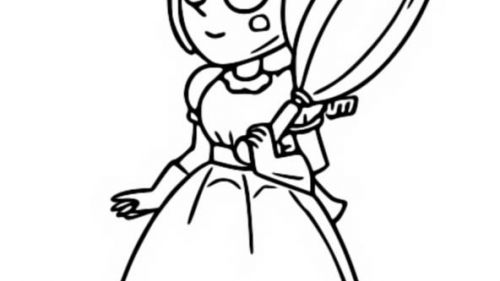 Kolorowanka z Damą i Parasolem - Artystyczna Zabawa dla Każdego