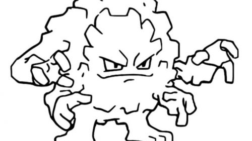 Kolorowanka Potwór z Kamienia - Kreatywna Zabawka dla Dzieci