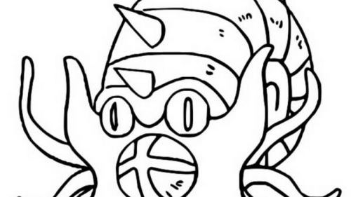 Kolorowanka Uroczy Morski Stworek - Pobierz i Pokoloruj