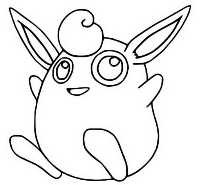 Kolorowanka Wigglytuff – Kreatywna Zabawa dla Wszystkich