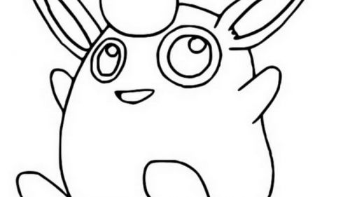 Kolorowanka Wigglytuff – Kreatywna Zabawa dla Wszystkich