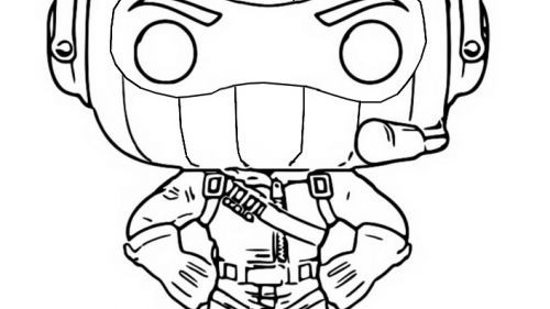 Kolorowanka Raptor - Stylizowany Bohater do Druku