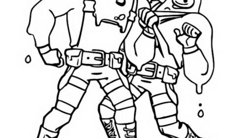 Kolorowanka Fortnite: Kreatywna Zabawa z Bohaterami