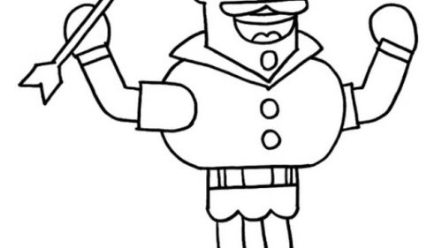 Kolorowa Przygoda z Bohaterem i Strzałą - Kolorowanka do Druku