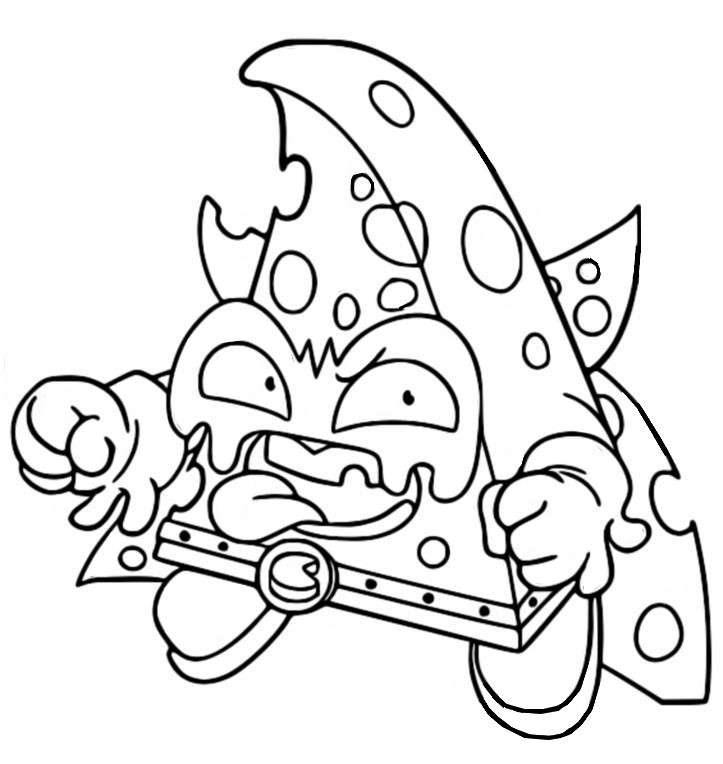 Killer Pizza Monster - Kreatywna Kolorowanka do Druku