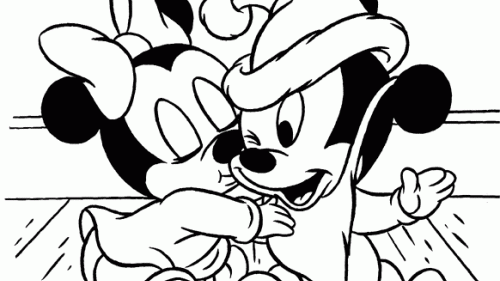 Kolorowanka Online: Kreatywna Zabawa z Mikiem i Minnie - Pobierz i Drukuj