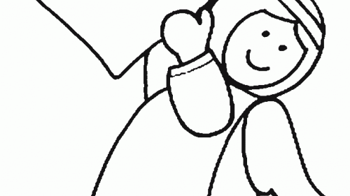 Kolorowanka Aniołek z Sercem - Kreatywna Zabawa dla Dzieci