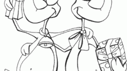 Świąteczna Kolorowanka z Radosnymi Reniferami do Druku