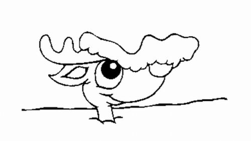 Urocza Kolorowanka z Reniferem - Pobierz i Drukuj