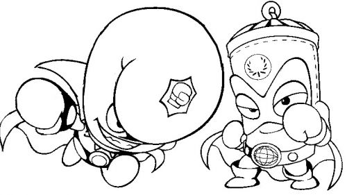 Superzings: Bohaterowie Akcji - Kolorowanka do Druku