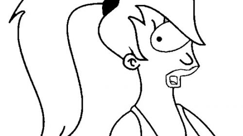 Kolorowanka Turanga Leela z Futuramy - Pobierz i Koloruj!
