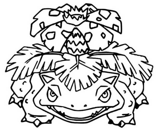 Kolorowanka Pokémon Venusaur - Kreatywna Zabawa dla Dzieci i Dorosłych