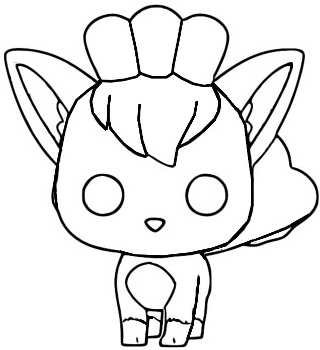 Kolorowanka Vulpix - Kreatywna Zabawa dla Każdego
