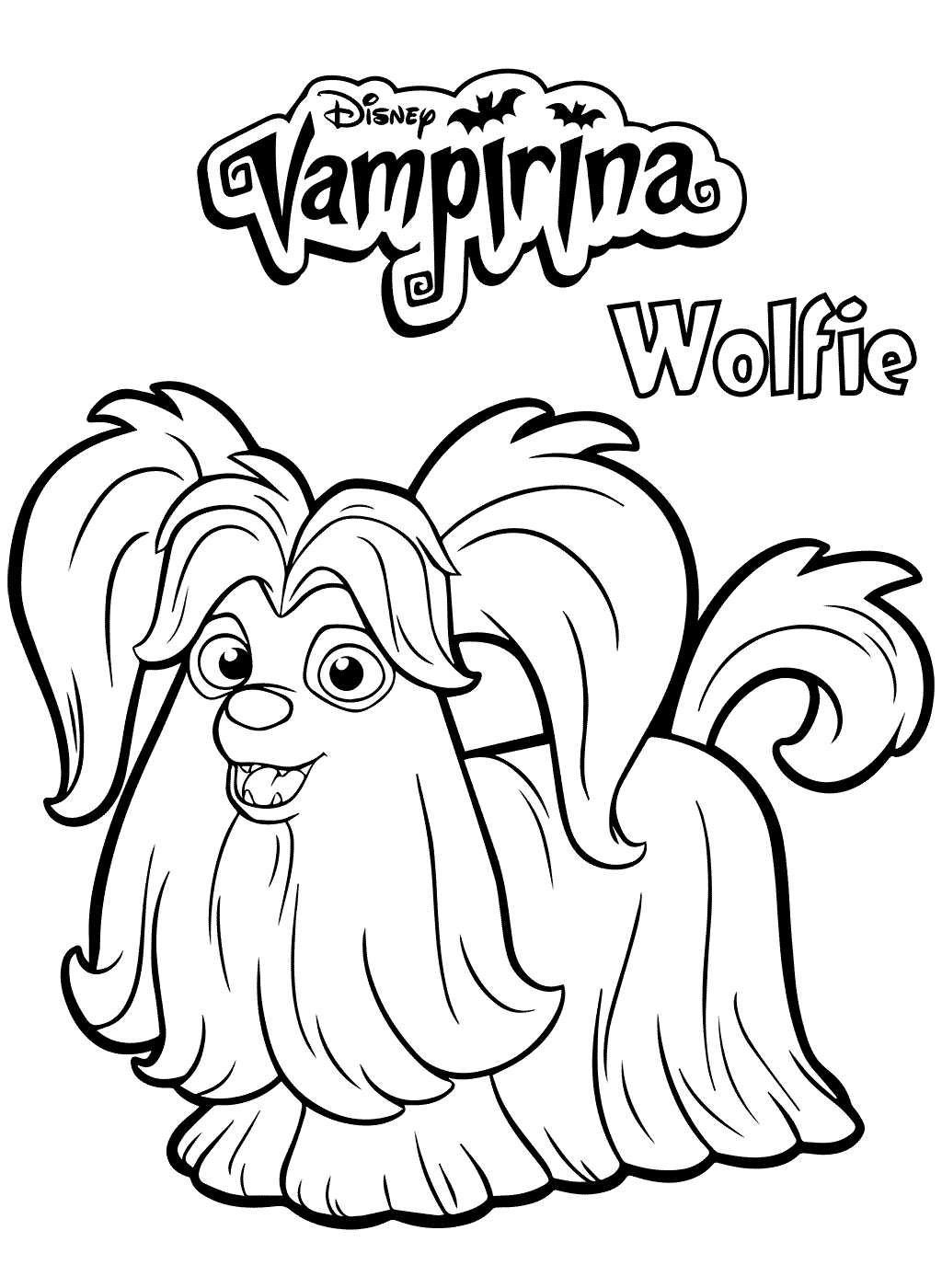 Kolorowanka Wolfie z Vampiriny – Pobierz i Drukuj