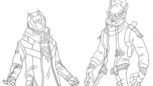 Kolorowanka Fantasy: X Lord i Eternal Voyager - Pobierz i Maluj